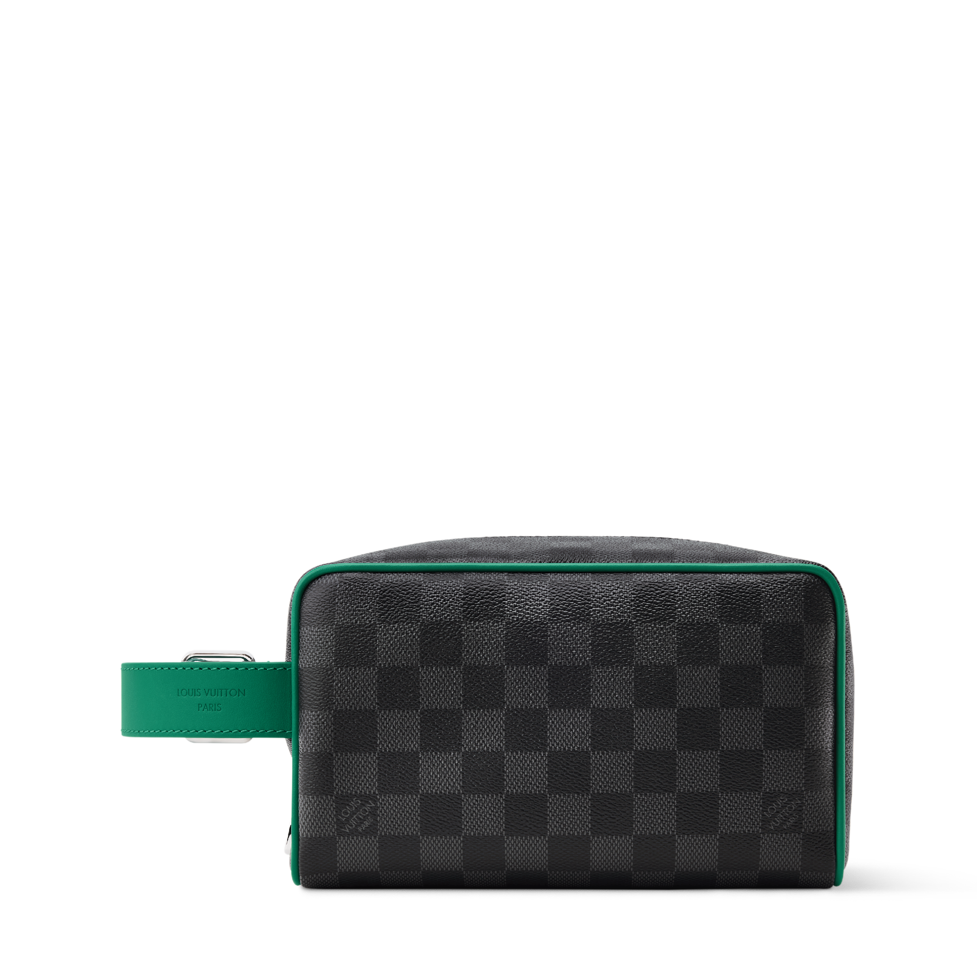 Locket Dopp Kit Toiletry Pouch - Luxury Damier Graphite Canvas